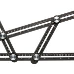 خط‌کش اندازه‌گیری چندمنظوره پارکساید PARKSIDE Multi-Angle Measuring Ruler